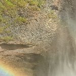 Rainbow in a waterfall on October 14, 2026